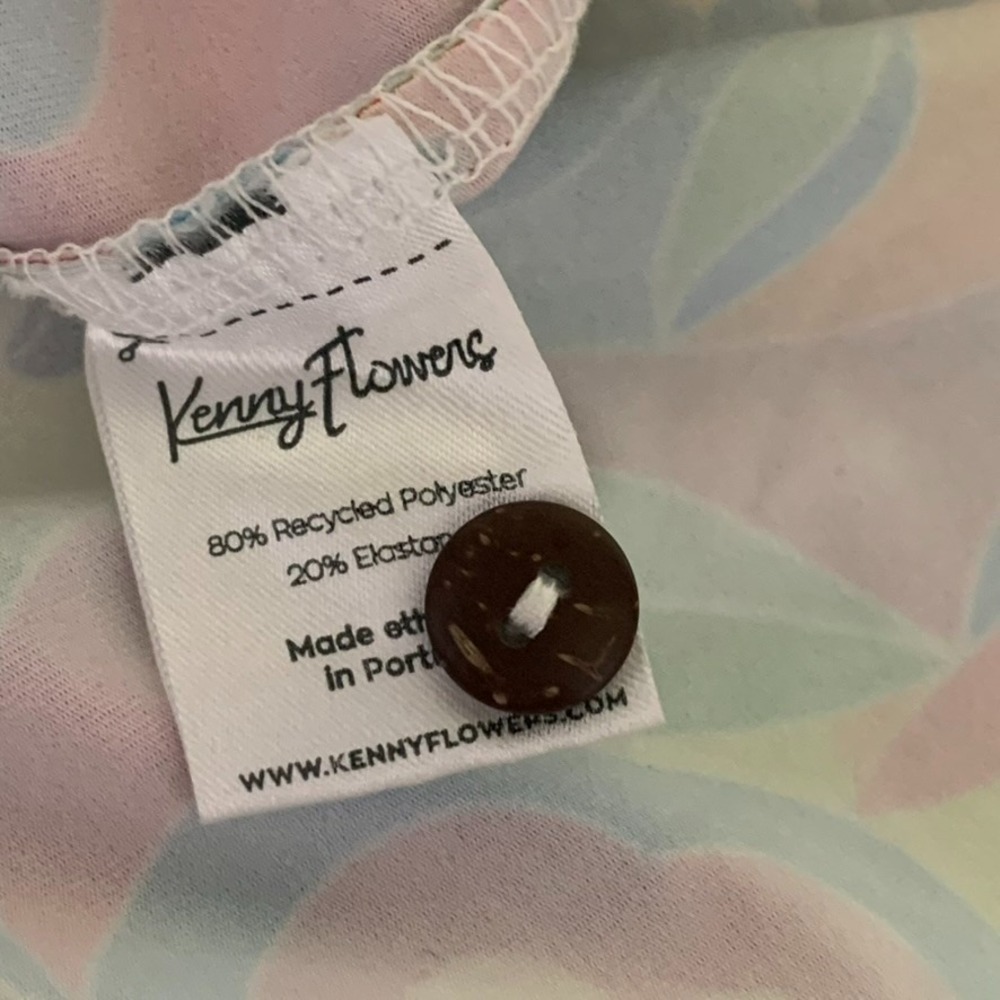 Kenny Flowers‎ Caribbean Parrots Mens Golf Polo Size Small Stretch - Picture 6 of 9